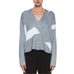 NWOT Helmut Lang Geometric Long Sleeve Sweater